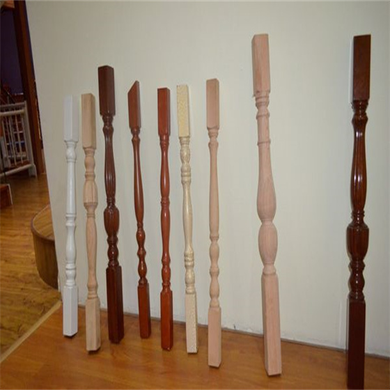 北京實木樓梯小立柱樣品展示